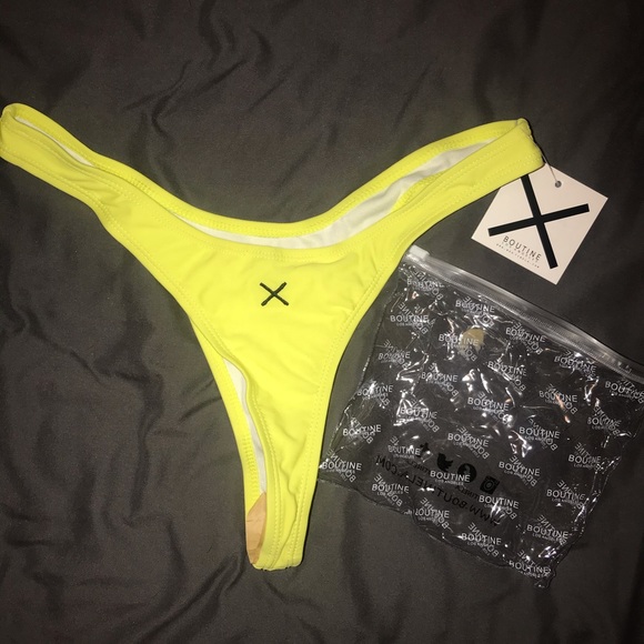 Boutine LA Other - BOUTINELA CHIC 80’s BOTTOMS IN BUTTER YELLOW